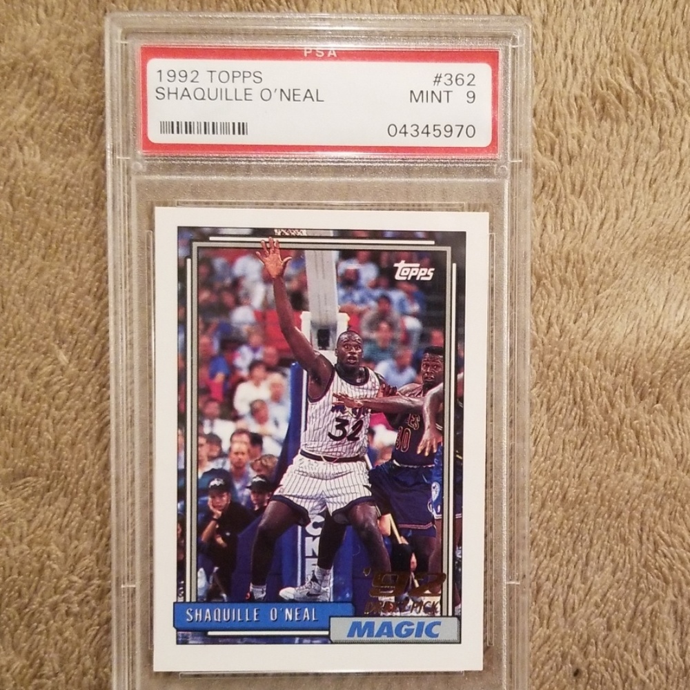1992 Topps Shaquille Oneal Rookie Card Mint